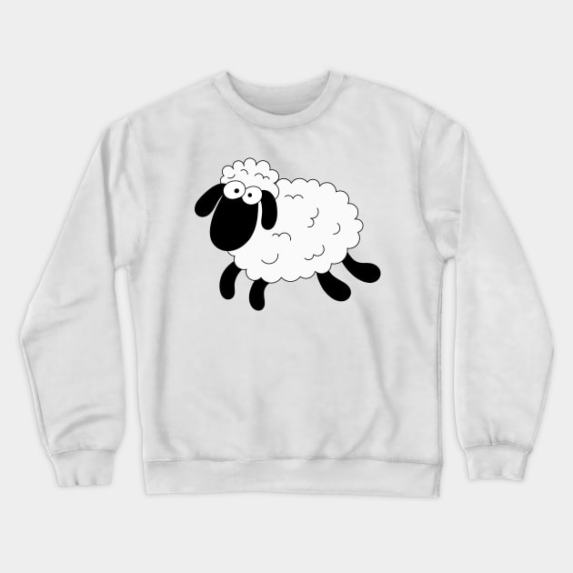 baby sheep Crewneck Sweatshirt by cartoonhouse